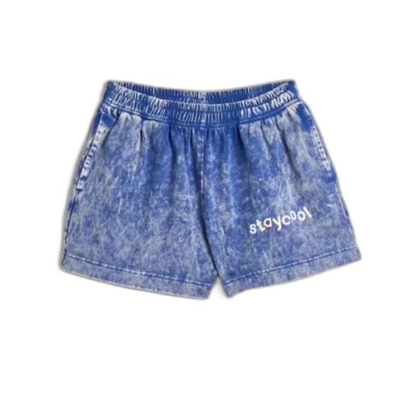 STAYCOOLNYC Blue Acid Wash Tie-Dye Men's XL Shorts 3" NWOT Urban Outfitters - Picture 2 of 8